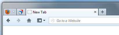 Firefox App Button as Pinned Tab