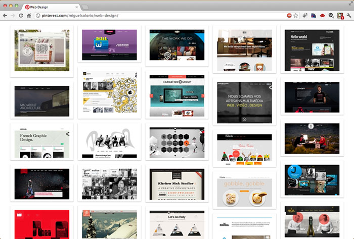 Simple Pinterest Board