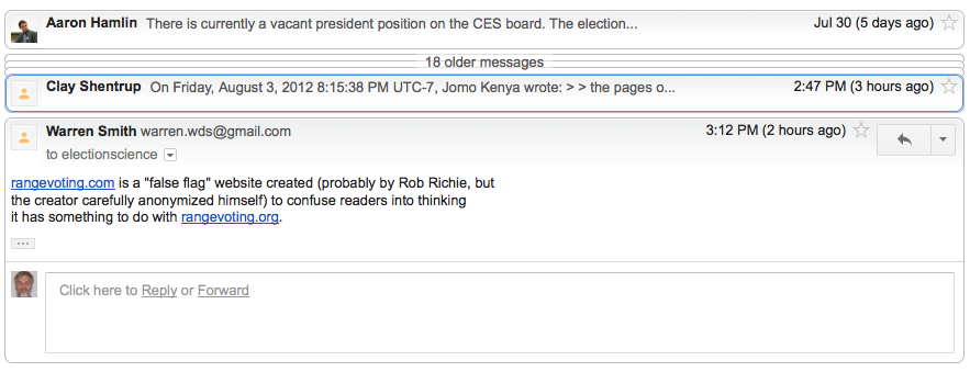 Gmail messages, rounded and compressed