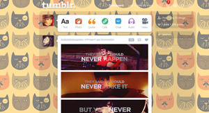 Cat Dashboard for Tumblr