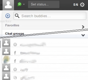 site imo.im - compact buddy list