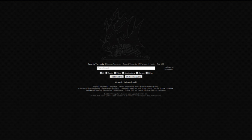 The Pirate Bay - Deep Dark