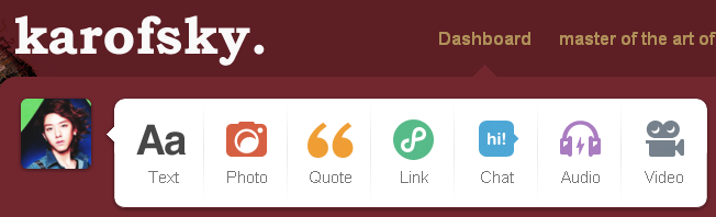 Glee's Karofsky tumblr logo