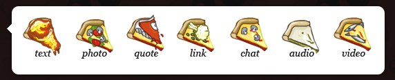 Neopets Pizza Slice Tumblr Dash Icons