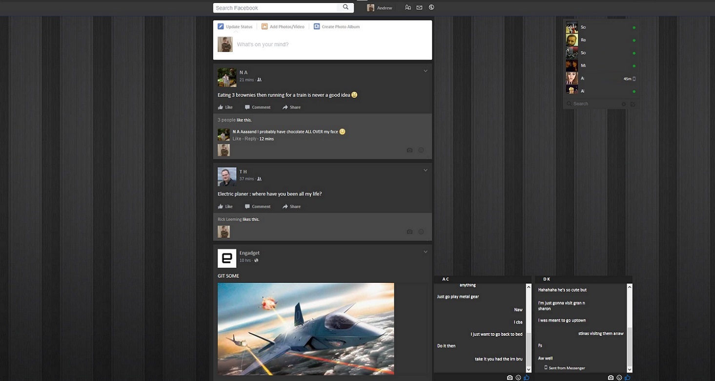 Dark Minimal facebook - Sep/2015 UPDATE