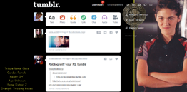 The Hunger Games: Clove Dashboard Theme