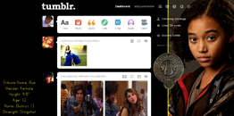 The Hunger Games: Rue Dashboard Theme