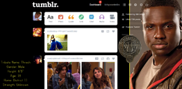 The Hunger Games: Thresh Dashboard Theme