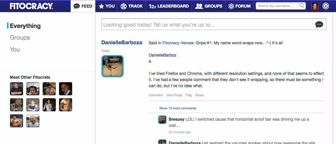 Fitocracy Whitespace Recovery