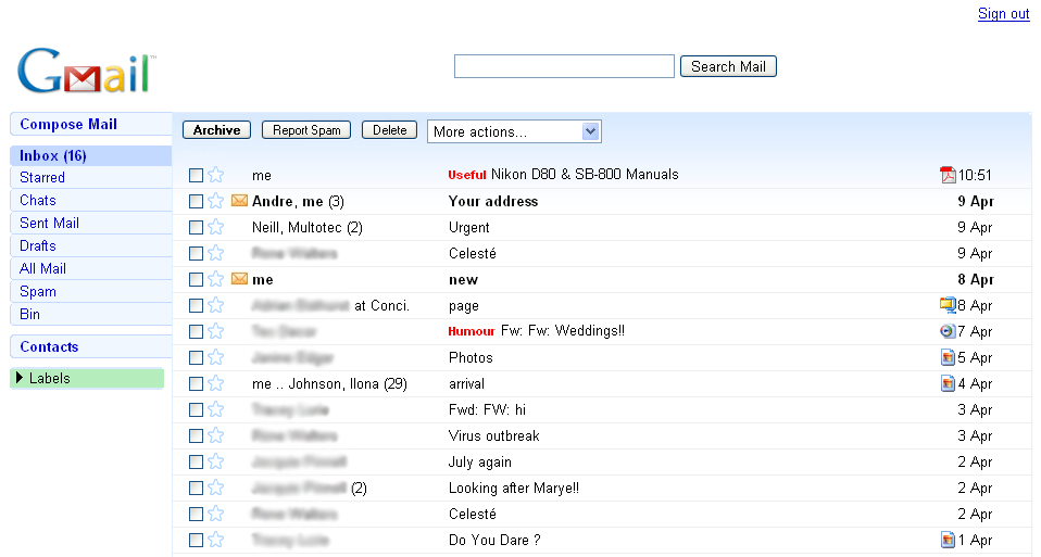 Gmail 1 - Ultra Clean