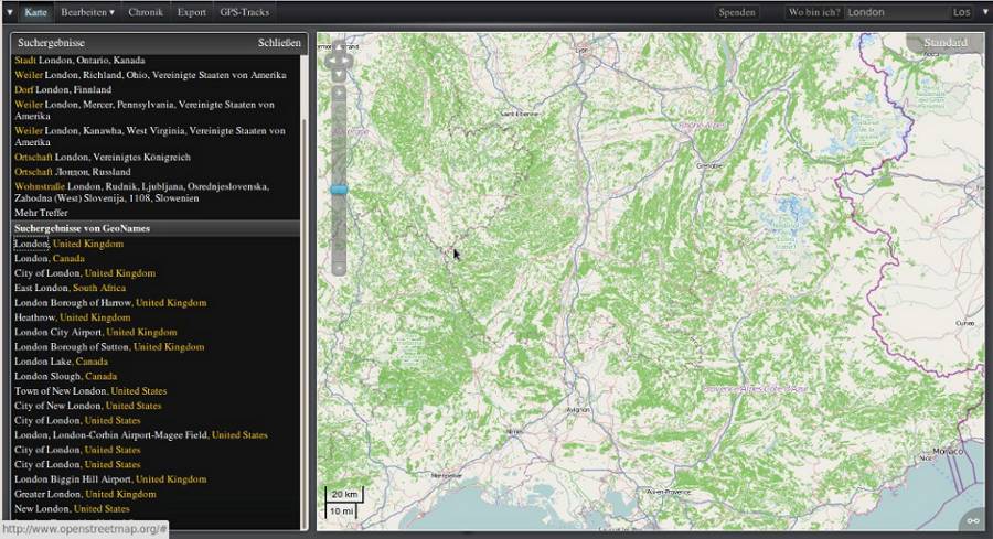 OpenStreetMap Tribute