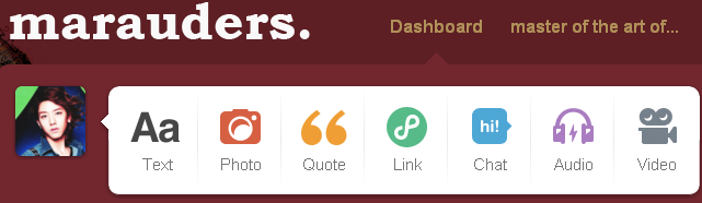 Marauders tumblr logo