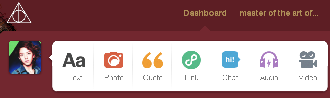 Deathly Hallows symbol tumblr logo