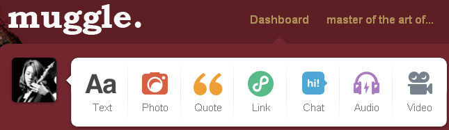 Muggle tumblr logo
