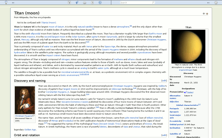 Wikipedia - Layout, enhanced