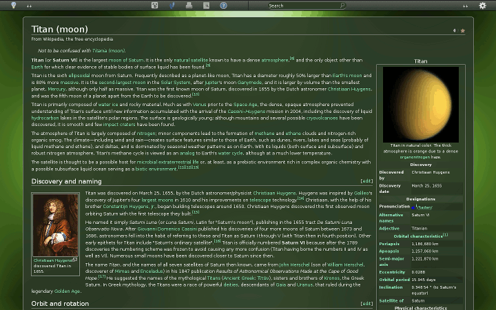 Wikipedia - Dark, green, lustrous