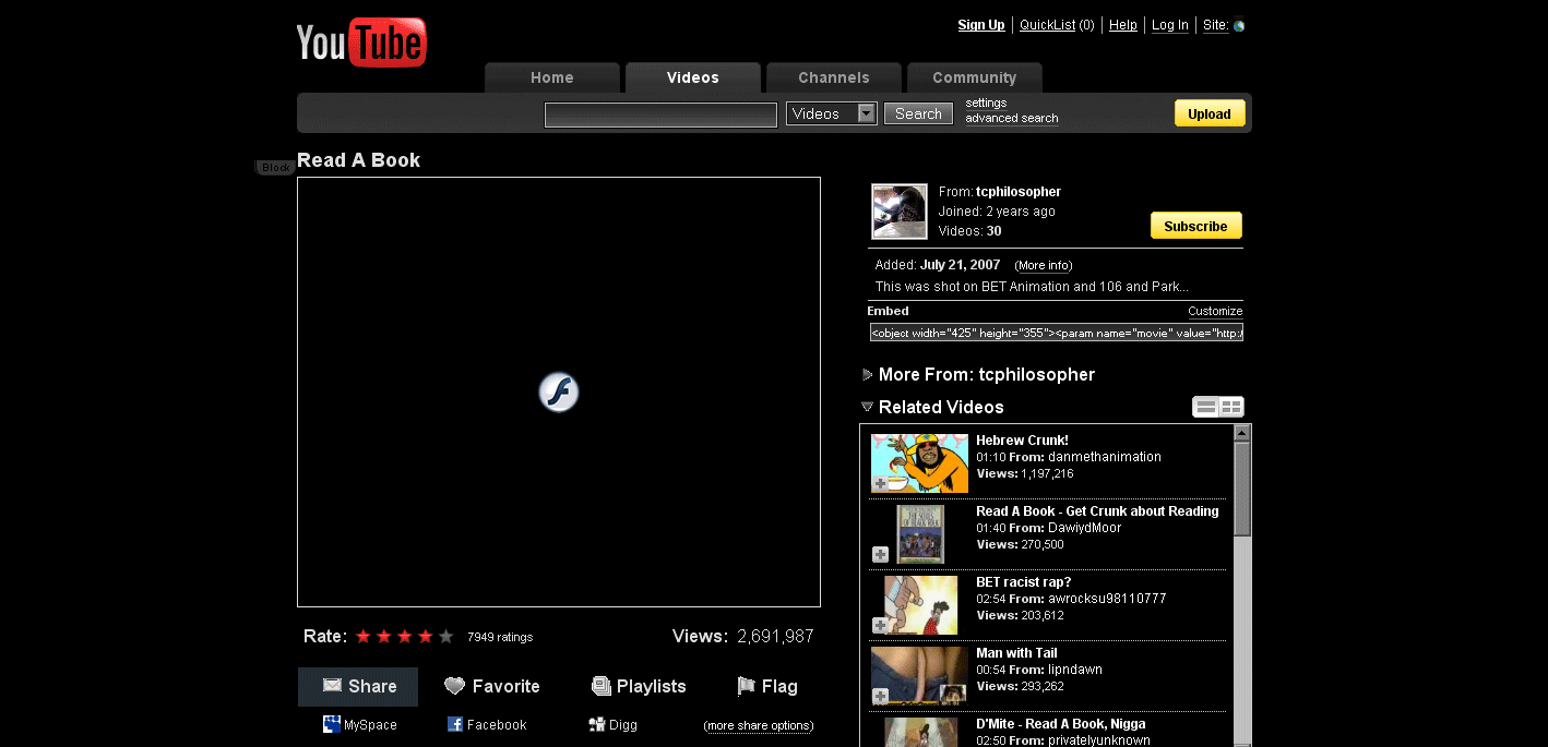 painted black - YouTube dark gray (vC) ADDON