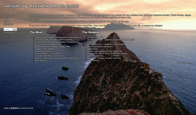 A UserStyles.org Style and A GreasyFork.org Style