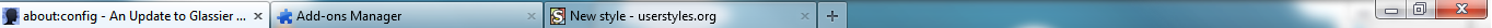 Glass Tabs (Subtle Effect)