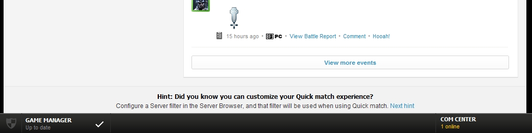 Battlelog - Remove footer