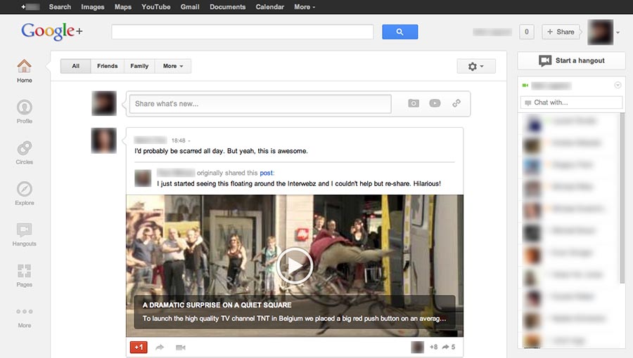 No Whitespace! for Google Plus
