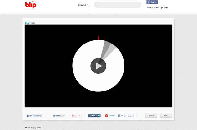 Blip.tv - Large SD Player
