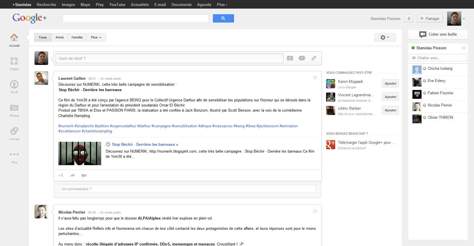 Google Plus optimisation for white space