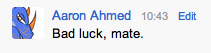 Google+ Comment Color Fix