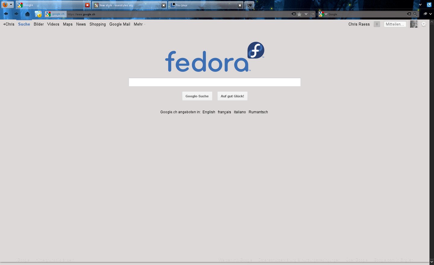 Google Anaconda (Fedora OS)