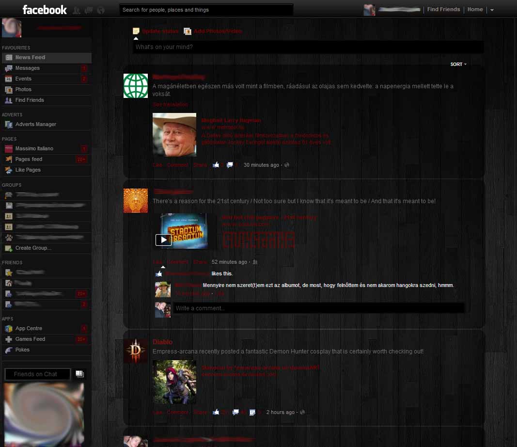 Facebook - Salmurri (Wider,Black-Red,Rounded)