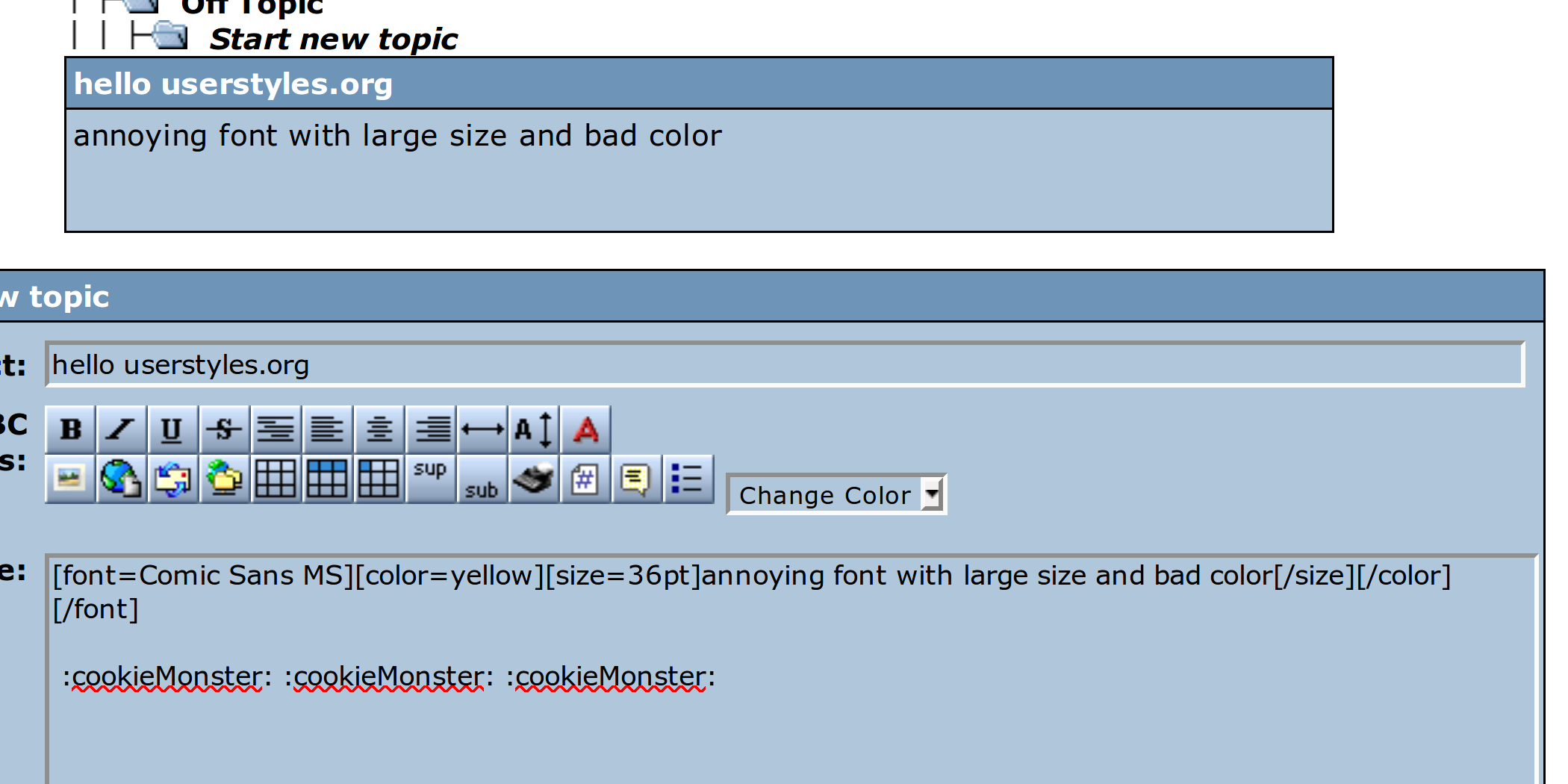 Blockland Forum - No emotes / obnoxious formatting
