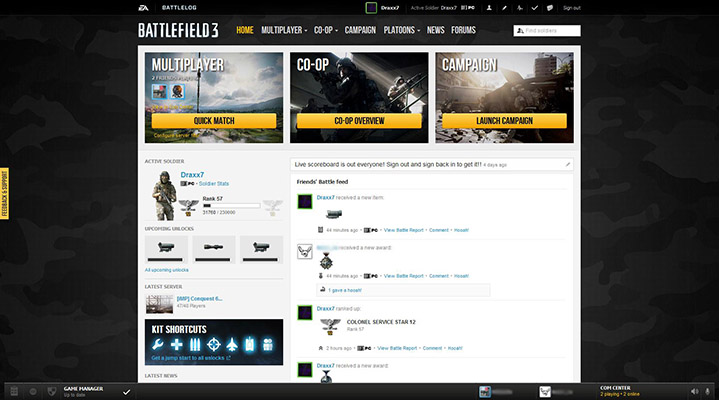 OUTDATED - BF3 Battlelog - Minor Style Tweaks