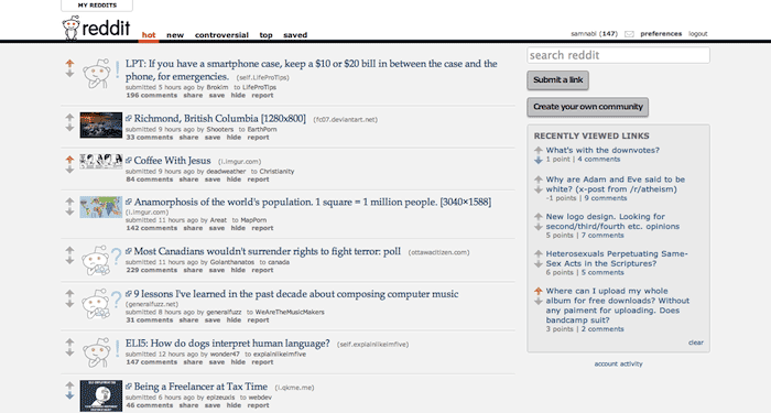 reddit, refined.