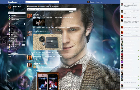 Matt Smith (Doctor Who) - Facebook Skin