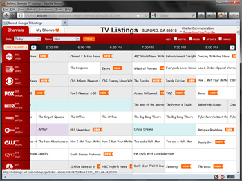 Cleaner AOL TV Guide - L34k3d