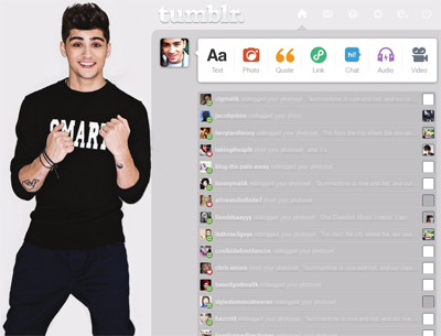 Zayn Malik Dashboard Theme {5}