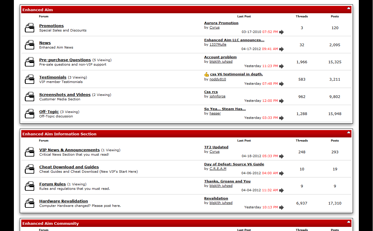 Enhancedaim Themes & Skins | Userstyles.org