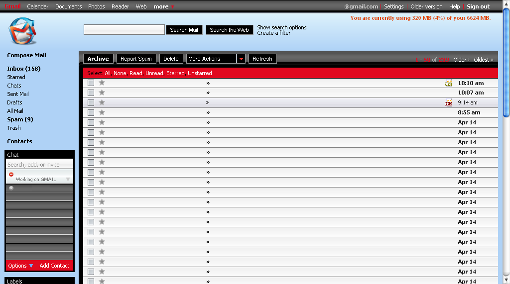 Gmail 2: CASTRO FASHION (BurnOmania Style III)