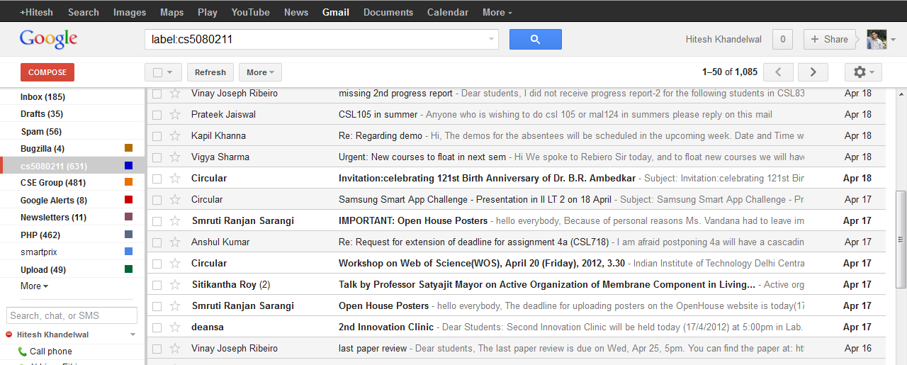 Clearer And Compact Gmail - More Borders, No Ads