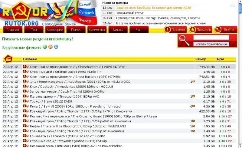 Rutor.org для чтения