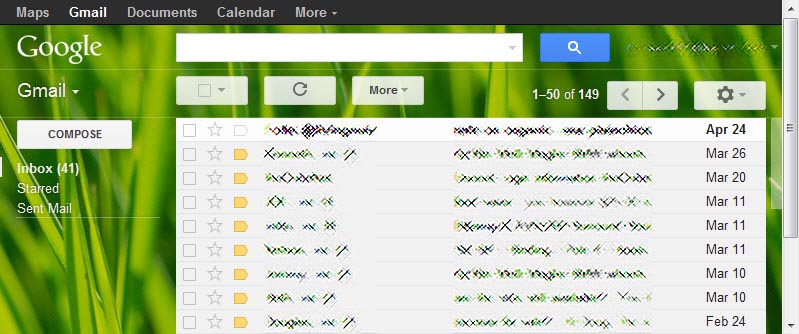 Gmail Non-Transparent (Light)