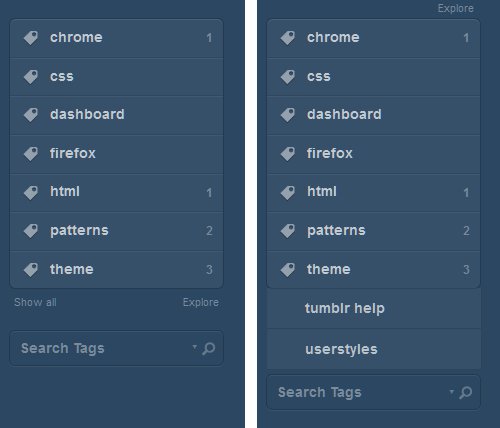 tumblr - Show All Tags