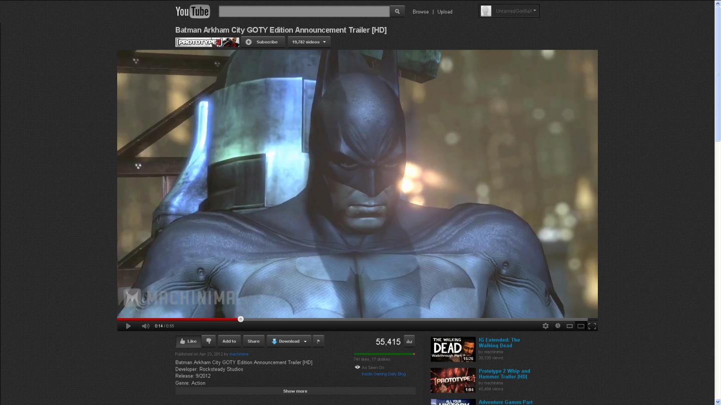 GreyTube Theme with native 720p player size