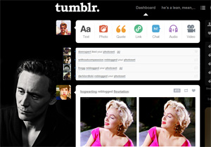 Tumblr dashboard: Tom Hiddleston