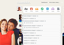 Tumblr dashboard: Robert Downey Jr & Scarjo