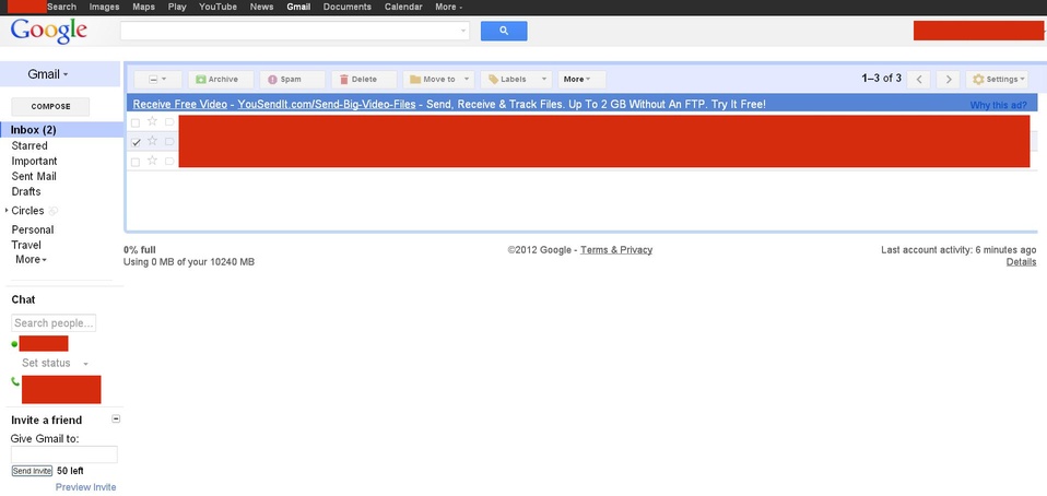 Old Gmail - New Style Hybrid