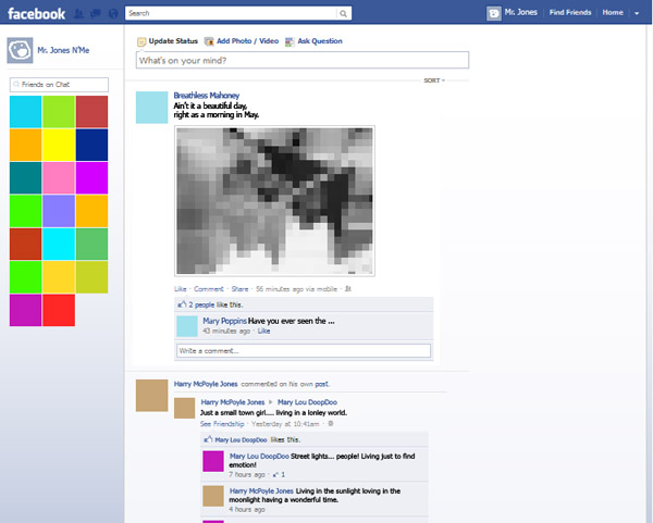 Minimize Facebook