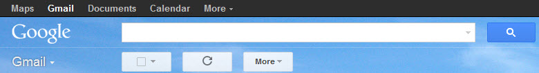 Gmail Top Bar Navigation Cleanup
