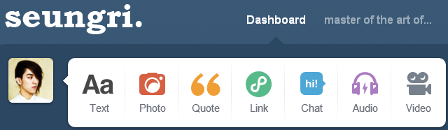 Big Bang's Seungri tumblr logo
