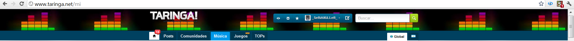 taringa header tecno